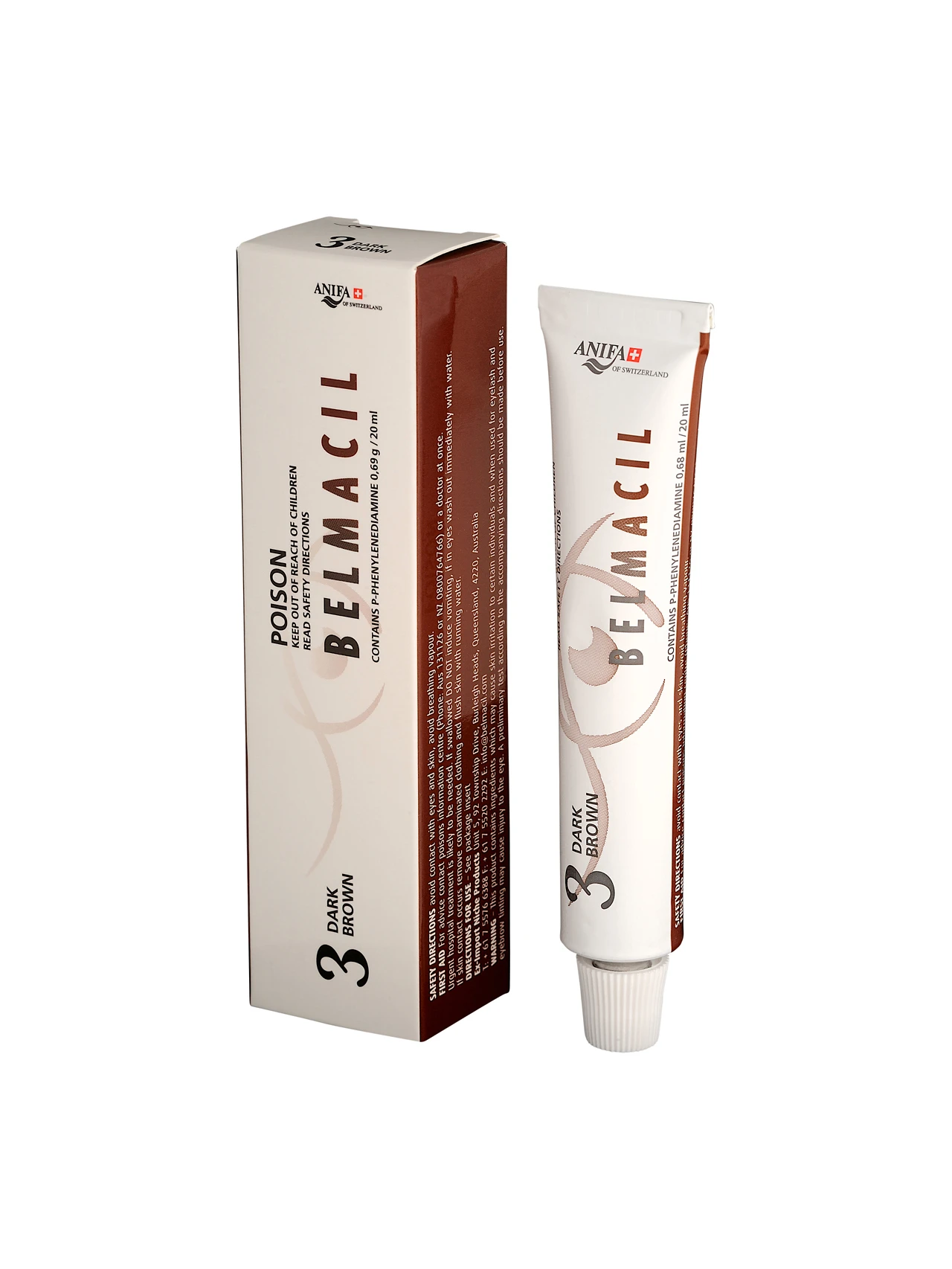 Belmacil Dark Brown Tint #3 - 20ml                                        